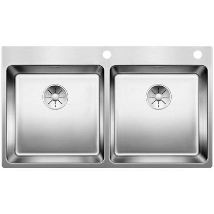 Мивка BLANCO ANDANO 400/400-IF/А InFino с платформа и автоматичен сифон 
