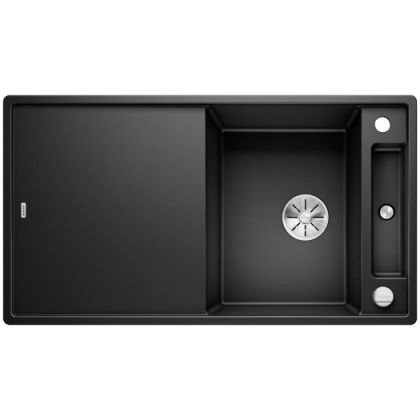 Мивка BLANCO AXIA III 5 S SILGRANIT,цвят:ЧЕРЕН