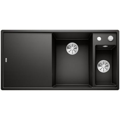 Мивка BLANCO  AXIA III 6 S, ДЯСНО КОРИТО,цвят:ЧЕРЕН