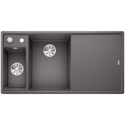 Мивка BLANCO  AXIA III 6 S,ЛЯВО КОРИТО ,цвят: СКАЛИСТО СИВ
