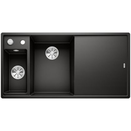 Мивка BLANCO  AXIA III 6 S,ЛЯВО КОРИТО ,цвят: ЧЕРЕН