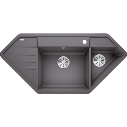 Мивка BLANCO LEXA 9 E, цвят: СКАЛИСТО СИВ