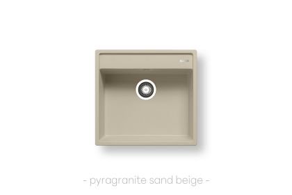 Мивка Pyramis CAMEA (53x50) 1B, цвят: Пясъчно бежово