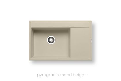 Мивка Pyramis CAMEA (79x50) 1B 1D, цвят: Пясъчно бежово