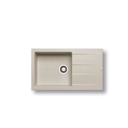 Мивка Pyramis ATHLOS PLUS (86x50) 1B 1D, цвят: Пясъчно бежово
