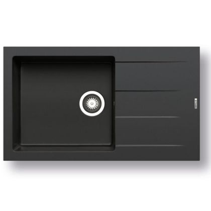 Мивка Pyramis ATHLOS PLUS (86x50) 1B 1D, цвят: Графит карбон
