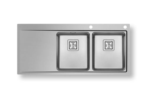 Кухненска мивка PYRAMIS, Olynthos (116x52) 2B 1D