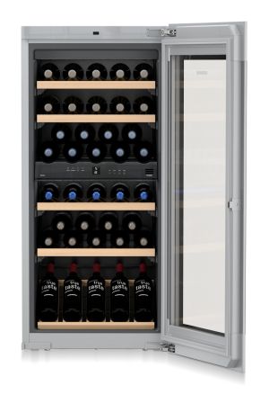 Мултитемпературен охладител за вино за вграждане, EWTgb 2383 Vinidor