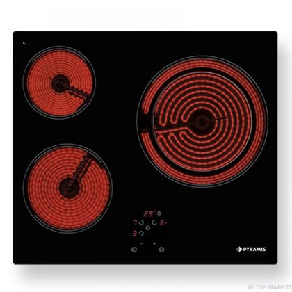 Стъклокерамичен плот PYRAMIS, 58L 4006, 3+1 зони