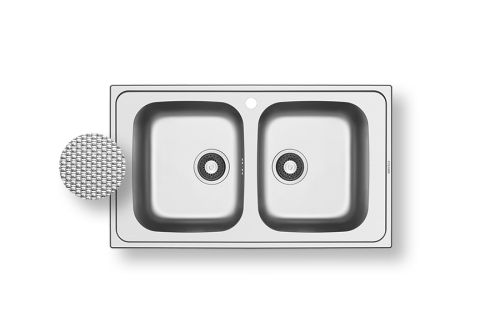 Кухненска мивка PYRAMIS, Athena Extra (86x50) 2B