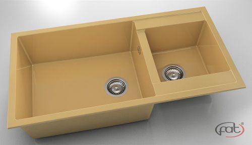 Кухненска мивка от полимермрамор FAT, 235