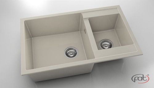 Кухненска мивка от полимермрамор FAT, 233