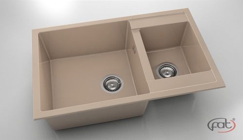 Кухненска мивка от полимермрамор FAT, 233
