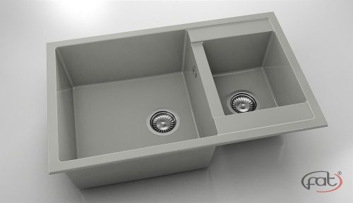 Кухненска мивка от полимермрамор FAT, 233