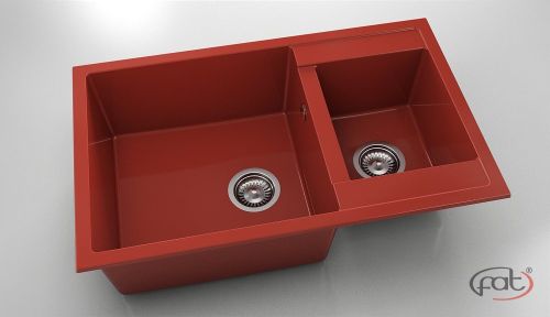 Кухненска мивка от полимермрамор FAT, 233