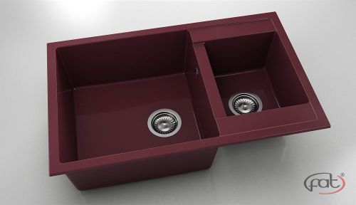 Кухненска мивка от полимермрамор FAT, 233