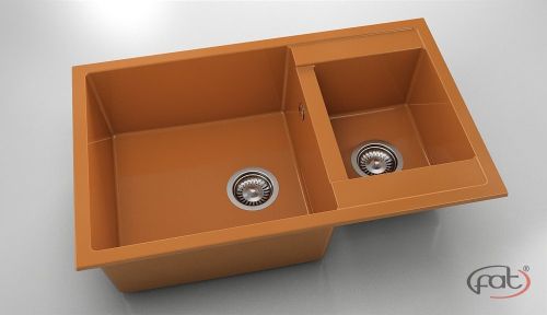 Кухненска мивка от полимермрамор FAT, 233