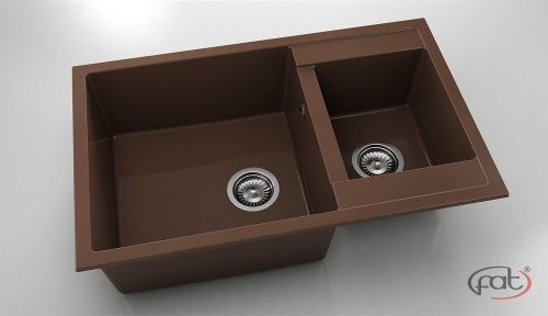 Кухненска мивка от полимермрамор FAT, 233