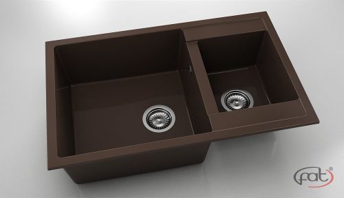 Кухненска мивка от полимермрамор FAT, 233