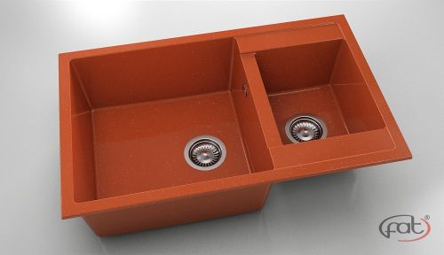 Кухненска мивка от полимермрамор FAT, 233