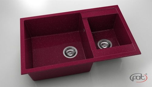 Кухненска мивка от полимермрамор FAT, 233