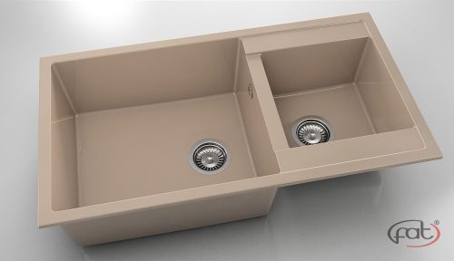 Кухненска мивка от полимермрамор FAT, 234