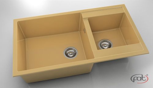 Кухненска мивка от полимермрамор FAT, 234