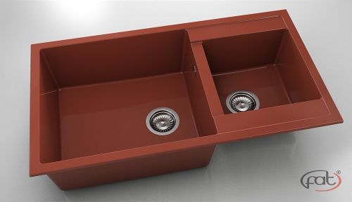 Кухненска мивка от полимермрамор FAT, 234