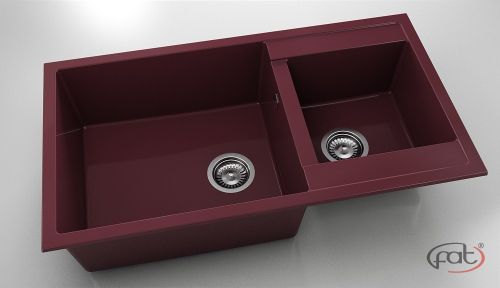 Кухненска мивка от полимермрамор FAT, 234