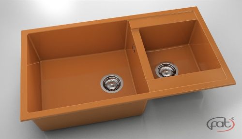 Кухненска мивка от полимермрамор FAT, 234