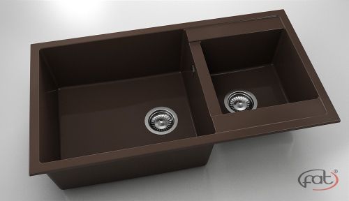 Кухненска мивка от полимермрамор FAT, 234