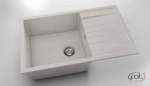 Кухненска мивка от полимермрамор FAT, 228