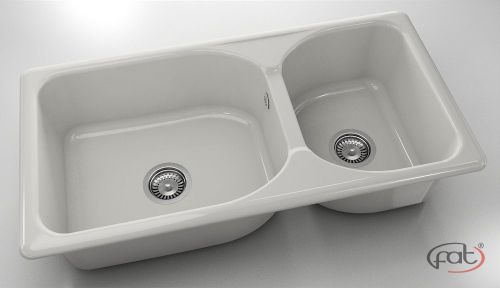 Кухненска мивка от полимермрамор FAT, 214