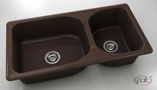 Кухненска мивка от полимермрамор FAT, 214