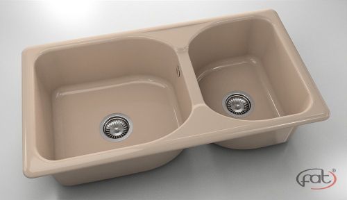 Кухненска мивка от полимермрамор FAT, 213