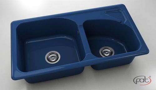 Кухненска мивка от полимермрамор FAT, 204