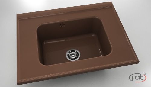 Кухненска мивка от полимермрамор FAT, 219
