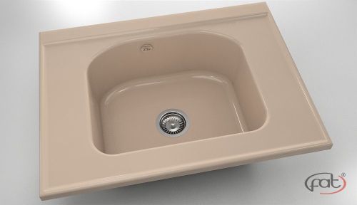 Кухненска мивка от полимермрамор FAT, 218