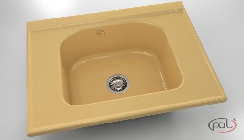 Кухненска мивка от полимермрамор FAT, 218