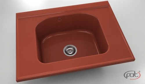 Кухненска мивка от полимермрамор FAT, 218
