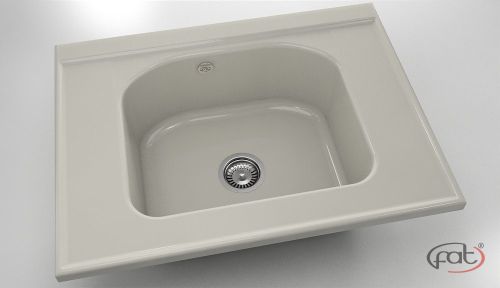 Кухненска мивка от полимермрамор FAT, 218