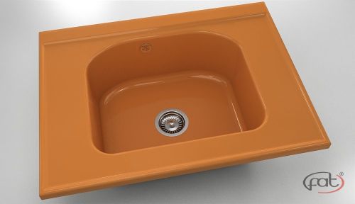 Кухненска мивка от полимермрамор FAT, 218