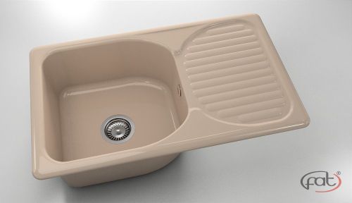 Кухненска мивка от полимермрамор FAT, 215