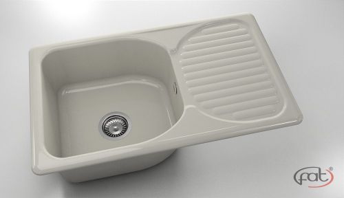 Кухненска мивка от полимермрамор FAT, 215