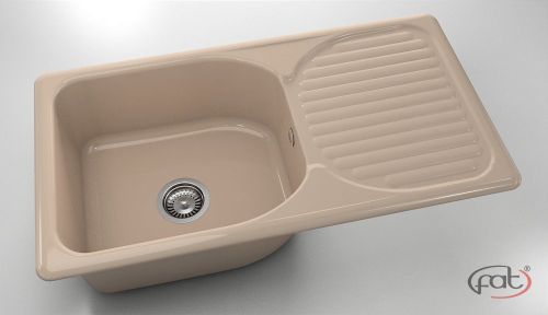Кухненска мивка от полимермрамор FAT, 211