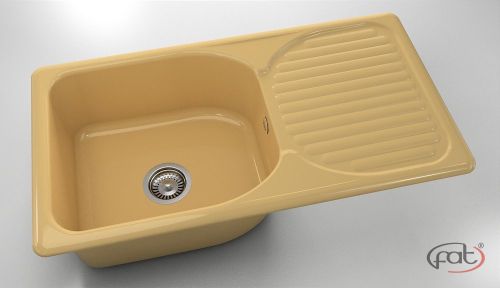 Кухненска мивка от полимермрамор FAT, 211