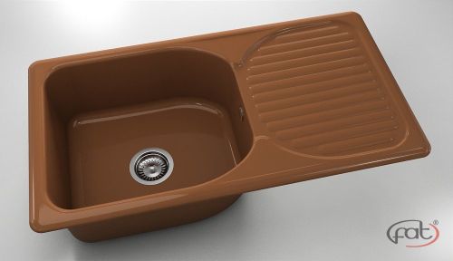Кухненска мивка от полимермрамор FAT, 211