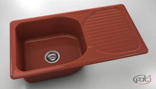Кухненска мивка от полимермрамор FAT, 211