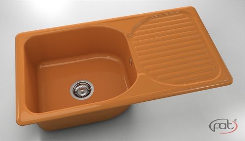 Кухненска мивка от полимермрамор FAT, 211