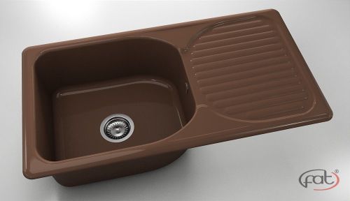 Кухненска мивка от полимермрамор FAT, 211